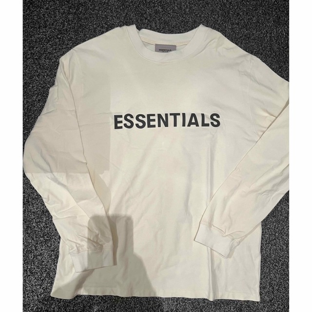 Essentials　エッセンシャルズ　ロンT　Tシャツ　クリーム　オフホワイト
