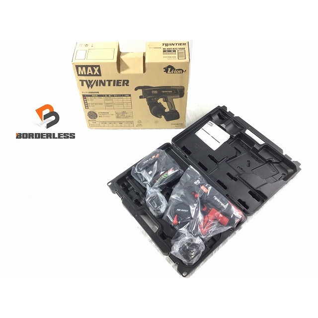☆未使用品☆MAX マックス 14.4V 鉄筋結束機 ツインタイア RB-440T-B2C