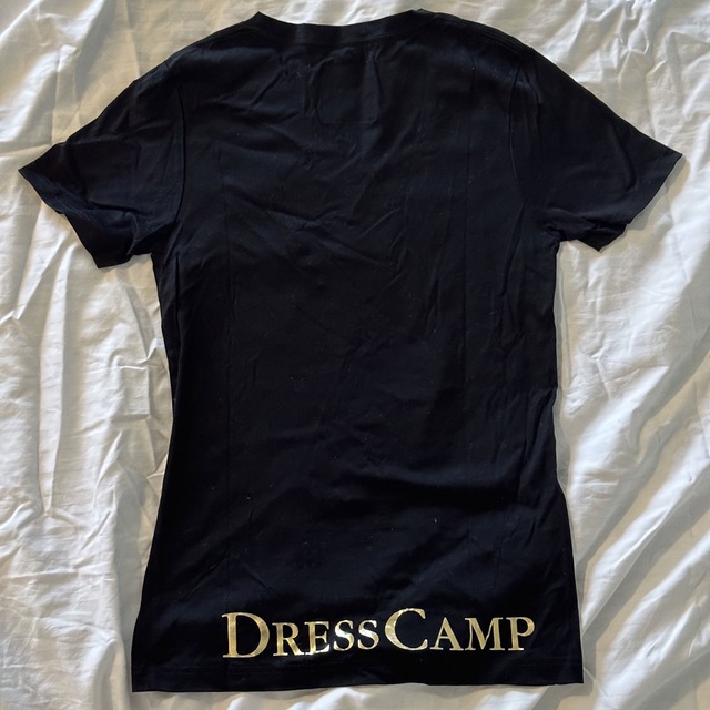 DRESSCAMP Dロゴ Vネック Tシャツ 46 ドレスキャンプ