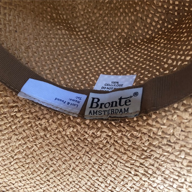 Bronte(ブロンテ)のBRONTE ブロンテ　麦わらハット　イタリア製 レディースの帽子(麦わら帽子/ストローハット)の商品写真