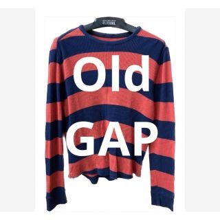 ギャップ(GAP)の【必見！オールドギャップ！】赤黒ボーダーに注目♪ カットソー　ロンT(Tシャツ/カットソー(七分/長袖))