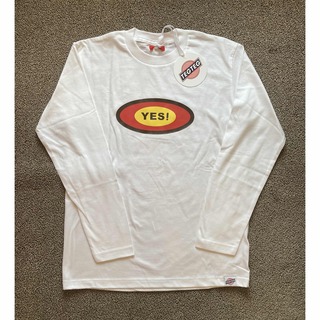 テグテグ(TEG TEG)のTEGTEGテグテグ ロングTシャツ yes we can ホワイト 白 新品(Tシャツ(長袖/七分))