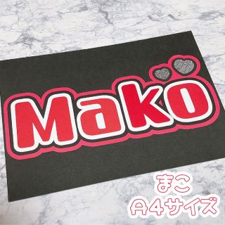 ニジュー(NiziU)の即購入OK❤︎MAKO うちわ文字 NiziU 応援ボード 文字パネル(アイドルグッズ)