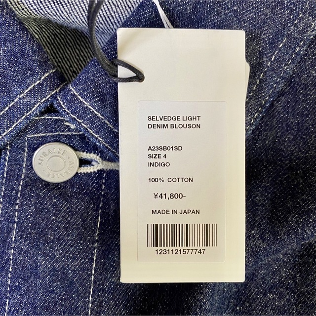 AURALEE 新品★SELVEDGE LIGHT DENIM BLOUSON 3