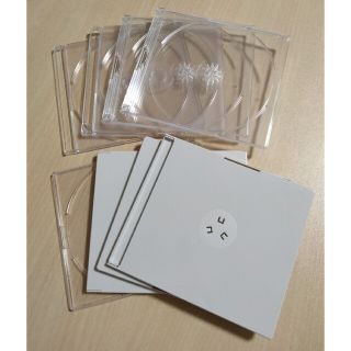 CD　DVD　空ケース　8枚セット(CD/DVD収納)