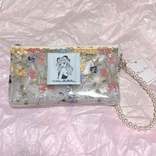 mikko illustrations ポーチ moonprim 限定 花柄の通販|ラクマ