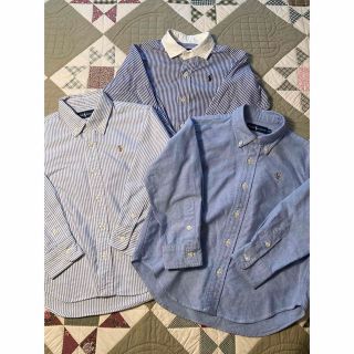 ラルフローレン(Ralph Lauren)のキッズRalphLauren 長袖シャツ100-110 3枚セット(ブラウス)