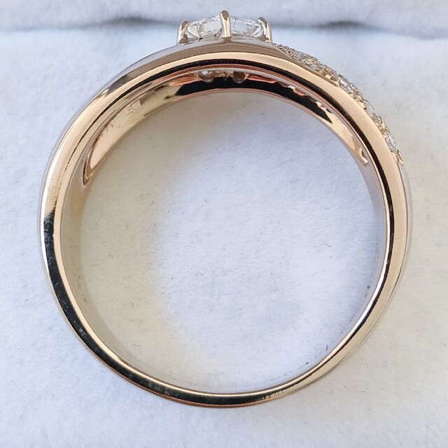 銀座ミワ ダイヤモンド リング K18CG 0.77ct 8.1g レディースのアクセサリー(リング(指輪))の商品写真