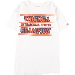 チャンピオン(Champion)の古着 80年代 チャンピオン Champion トリコタグ スポーツプリントTシャツ USA製 メンズM ヴィンテージ /eaa336503(Tシャツ/カットソー(半袖/袖なし))