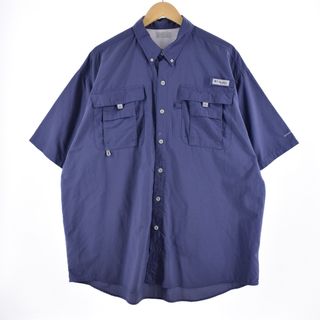 コロンビア(Columbia)の古着 コロンビア Columbia PFG 半袖 フィッシングシャツ メンズXL /eaa337177(シャツ)