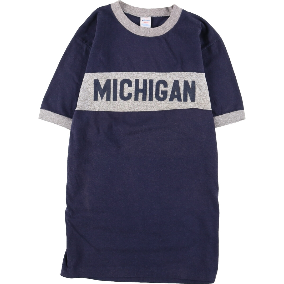 80年代 チャンピオン Champion トリコタグ MICHIGAN ミシガン大学 カレッジTシャツ USA製 メンズS ヴィンテージ /eaa337501