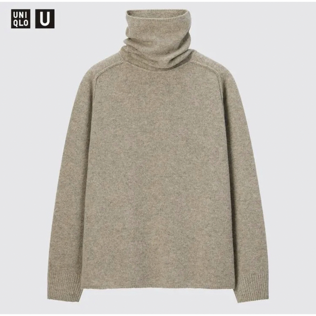 UNIQLO(ユニクロ)の【試着のみ】 UNIQLO U プレミアムラムタートルネックセーター Mサイズ レディースのトップス(ニット/セーター)の商品写真