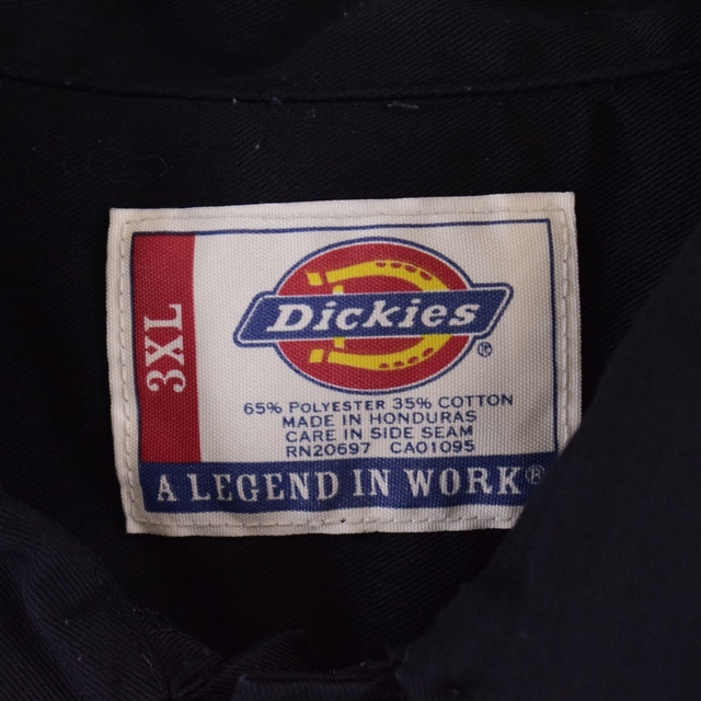 ディッキーズ Dickies A LEGEND IN WORK 長袖 ワークシャツ メンズM /eaa287715