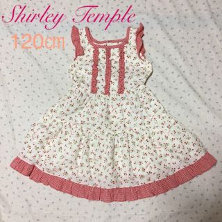 シャーリーテンプル(Shirley Temple)のシャーリーテンプル いちごプリント  綿100％ 夏ワンピース(ワンピース)