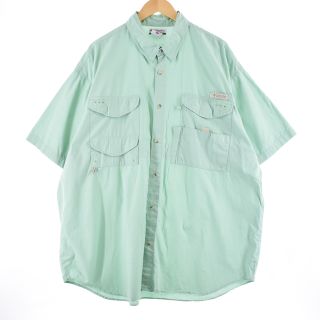 コロンビア(Columbia)の古着 コロンビア Columbia PFG 半袖 フィッシングシャツ メンズXXXL /eaa337669(シャツ)