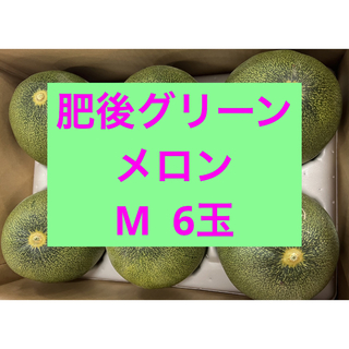 肥後グリーンメロン　M 6玉(フルーツ)