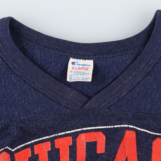 80年代 チャンピオン Champion トリコタグ NFL CHICAGO BEARS シカゴベアーズ スポーツプリントTシャツ USA製 メンズXXL ヴィンテージ /eaa310990