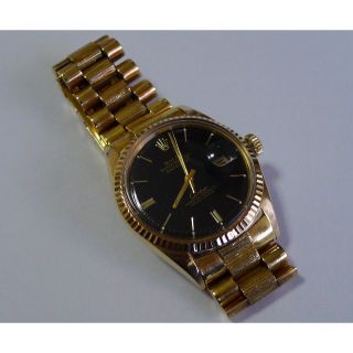 ロレックス(ROLEX)のロレックス・デイトジャストＲＥＦ１６０１カルティエＷネームσダイヤル１８Ｋ金無垢(腕時計(アナログ))