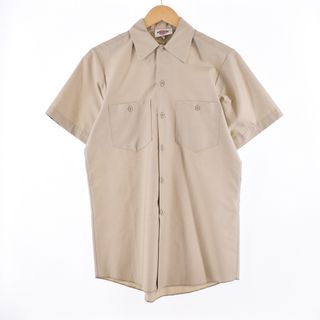 ディッキーズ(Dickies)の古着 ディッキーズ Dickies 半袖 ワークシャツ メンズM /eaa333903(シャツ)