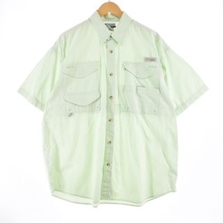 コロンビア(Columbia)の古着 コロンビア Columbia PFG 半袖 フィッシングシャツ メンズXL /eaa336119(シャツ)