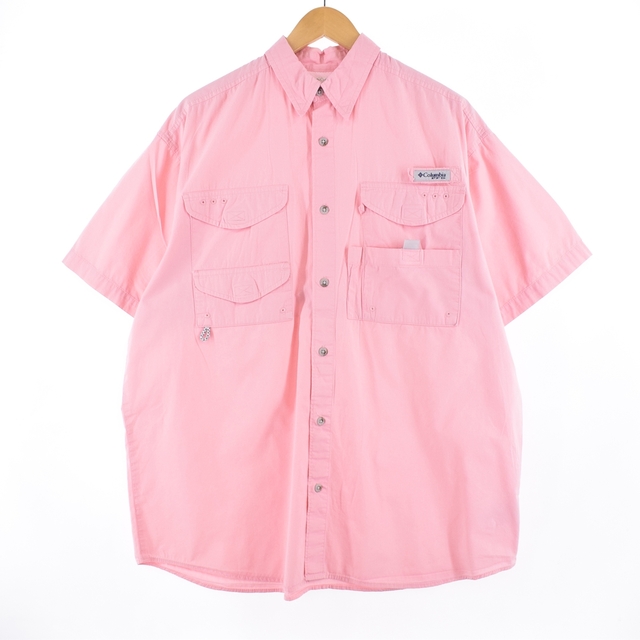 コロンビア Columbia PFG 半袖 フィッシングシャツ メンズXL /eaa336113