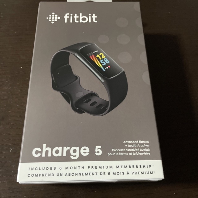 Google(グーグル)の【新品未開封】fitbit charge5 black スポーツ/アウトドアのトレーニング/エクササイズ(トレーニング用品)の商品写真