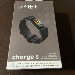 グーグル(Google)の【新品未開封】fitbit charge5 black(トレーニング用品)