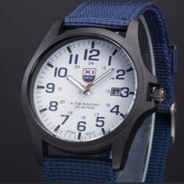 □新品□ミリタリー NATOバンド 腕時計 黒 カジュアル