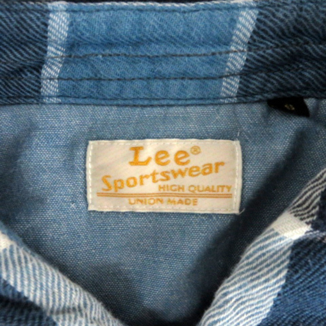 Lee(リー)のリー  sports wear ウェスタンシャツ ネルシャツ 長袖 S 青  メンズのトップス(シャツ)の商品写真