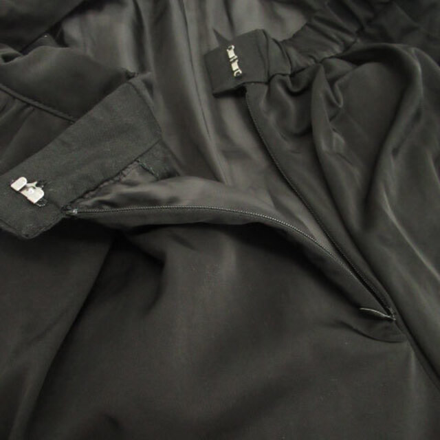 Stola.(ストラ)のストラ Stola. フレアスカート ミモレ丈 38 ブラック 黒 /MS9 レディースのスカート(ひざ丈スカート)の商品写真