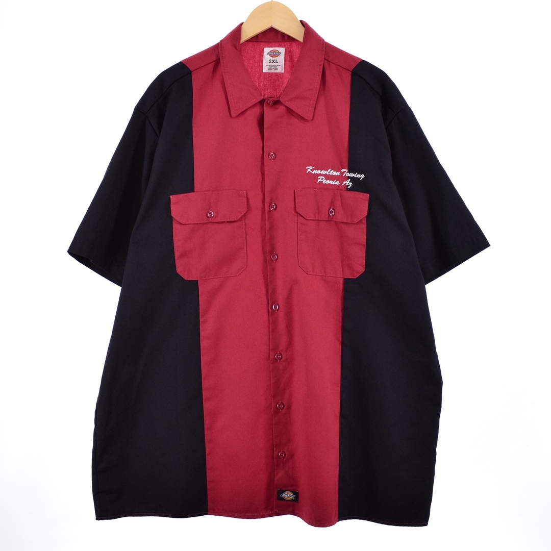 ディッキーズ Dickies 半袖 ワークシャツ メンズXXXL /eaa337666