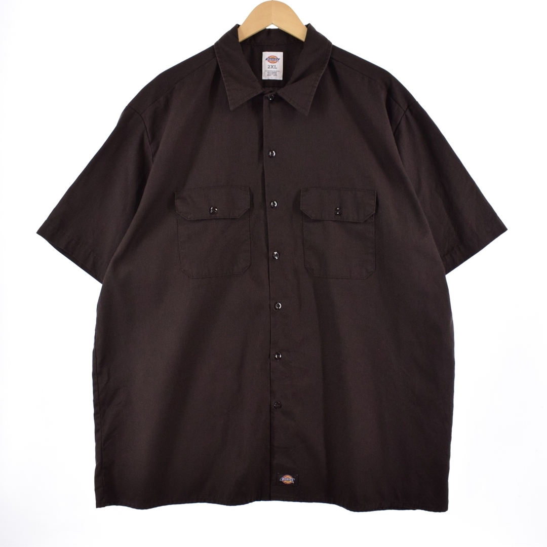 Dickies(ディッキーズ)の古着 ディッキーズ Dickies 半袖 ワークシャツ メンズXXXL /eaa337685 メンズのトップス(シャツ)の商品写真