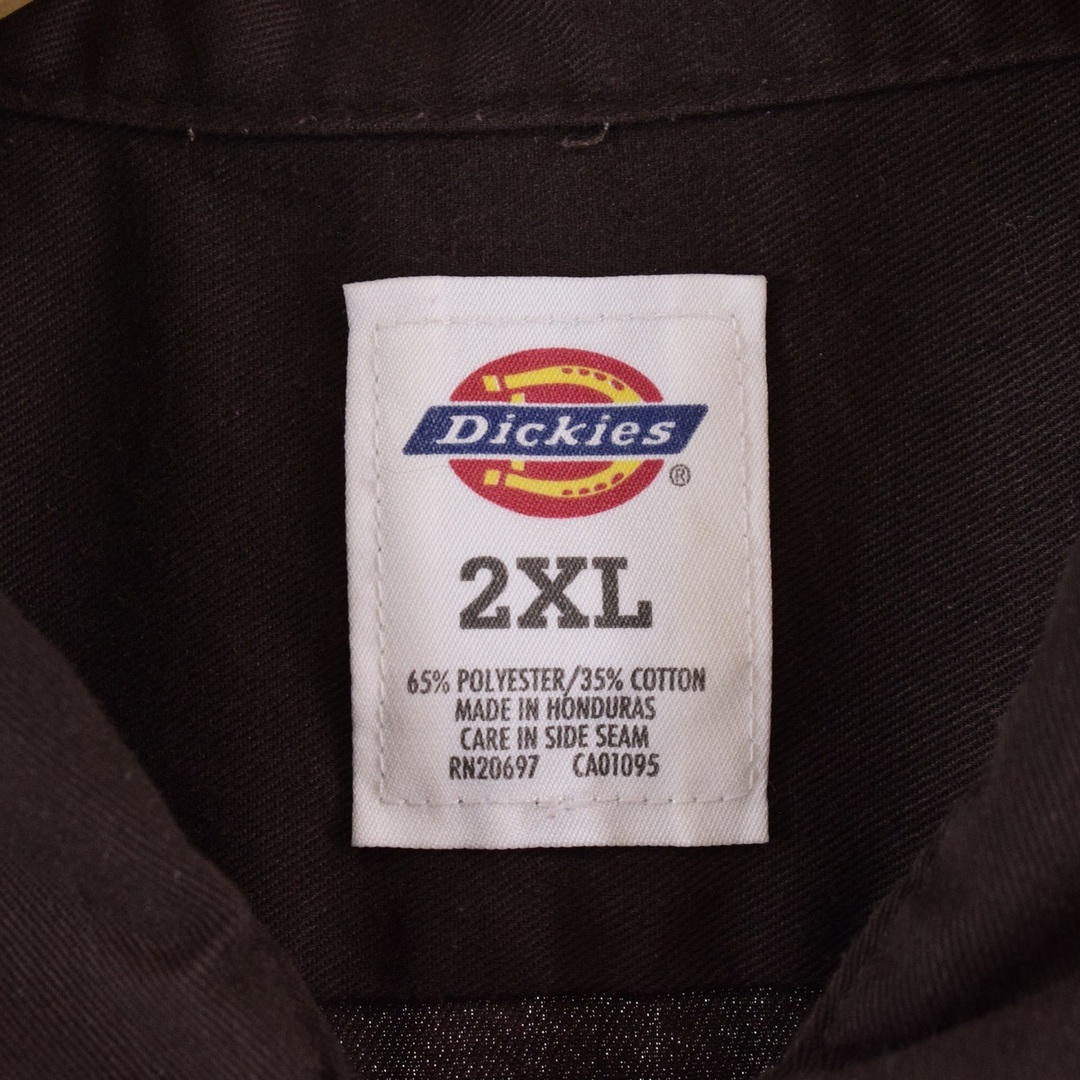 Dickies(ディッキーズ)の古着 ディッキーズ Dickies 半袖 ワークシャツ メンズXXXL /eaa337685 メンズのトップス(シャツ)の商品写真