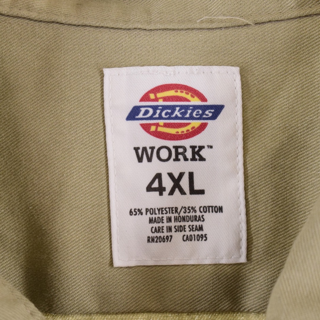 ディッキーズ Dickies 半袖 ワークシャツ メンズ4L /eaa337687