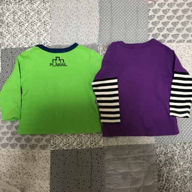 プラレール 2枚組 サイズ90 トミカパンツ サイズ95 キッズ/ベビー/マタニティのキッズ服男の子用(90cm~)(Tシャツ/カットソー)の商品写真