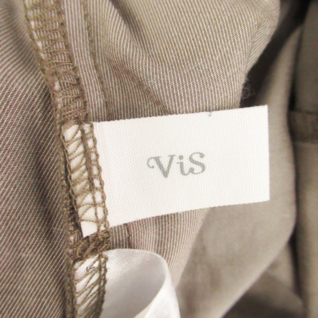 ViS(ヴィス)のビス キャミソールワンピース Vネック ロング丈 マキシ丈 F 茶色 ブラウン レディースのワンピース(ロングワンピース/マキシワンピース)の商品写真