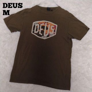 デウスエクスマキナ(Deus ex Machina)のDEUS ロゴ Tシャツ M カーキ(Tシャツ/カットソー(半袖/袖なし))