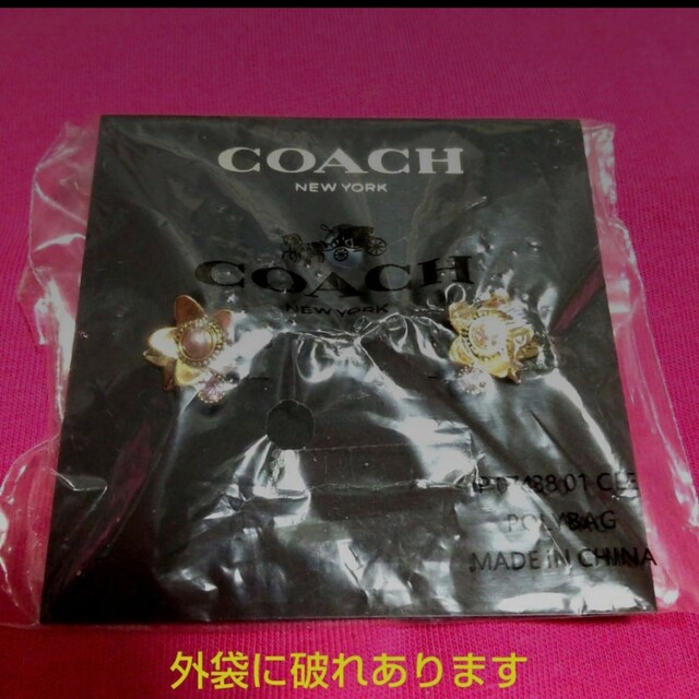 COACH(コーチ)の【未使用】COACH  ワイルドフラワー スタッド ピアス レディースのアクセサリー(ピアス)の商品写真