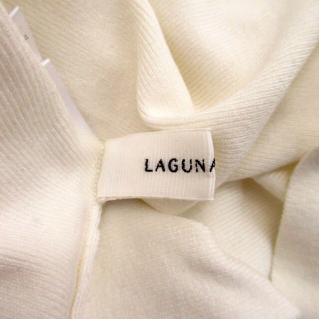 LagunaMoon(ラグナムーン)のラグナムーン ニット セーター 長袖 ラウンドネック F ホワイト 白 レディースのトップス(ニット/セーター)の商品写真