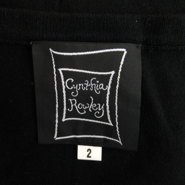 Cynthia Rowley(シンシアローリー)のシンシアローリー ニット カットソー 半袖 アーガイルチェック柄 ビジュー 2  レディースのトップス(ニット/セーター)の商品写真