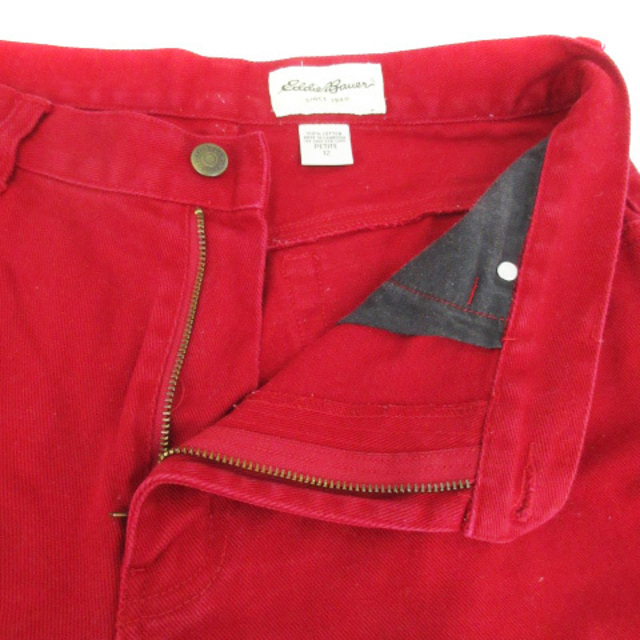 Eddie Bauer(エディーバウアー)のエディーバウアー デニムパンツ ジーンズ ワイド 七分丈 12 赤 /FF1 メンズのパンツ(デニム/ジーンズ)の商品写真