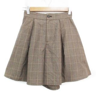 マジェスティックレゴン(MAJESTIC LEGON)のマジェスティックレゴン キュロット ショートパンツ M 茶 ベージュ /FF27(キュロット)