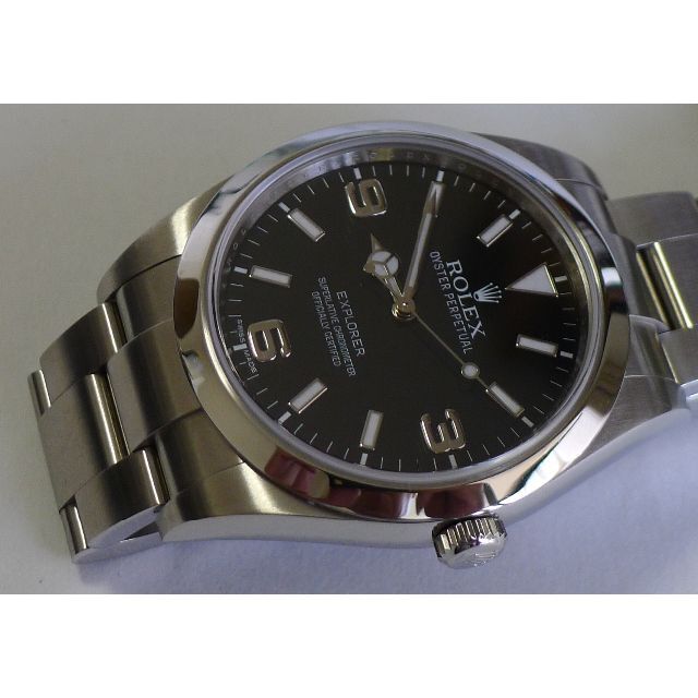 ROLEX(ロレックス)のロレックス・エクスプローラーⅠ ＲＥＦ．２１４２７０ＳＳ自動巻保証書等付属美品 メンズの時計(腕時計(アナログ))の商品写真