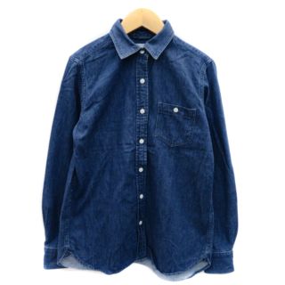 ユナイテッドアローズ(UNITED ARROWS)のユナイテッドアローズ カジュアルシャツ デニムシャツ 長袖 無地 36(シャツ/ブラウス(長袖/七分))