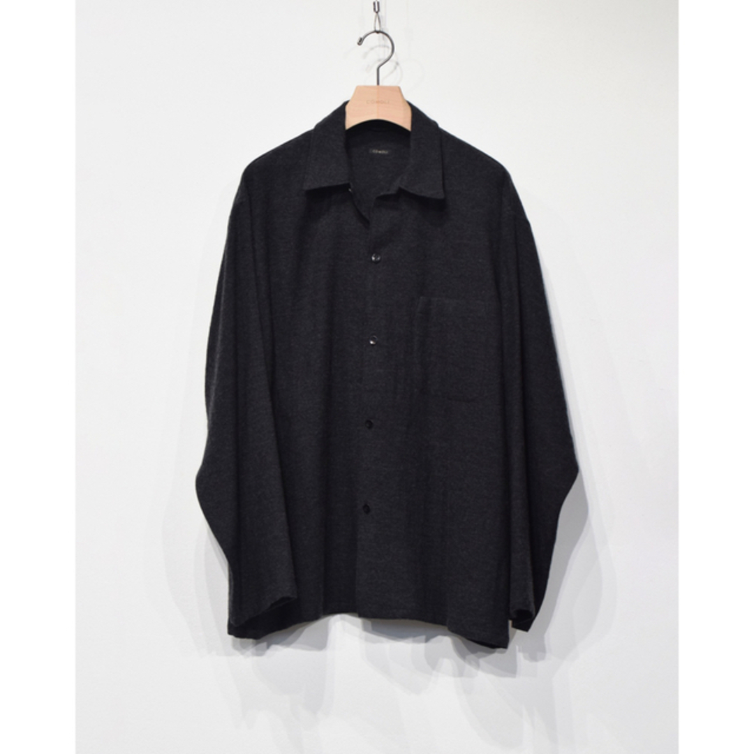 23ss COMOLI カシミヤ和紙 シャツジャケット size2 | フリマアプリ ラクマ