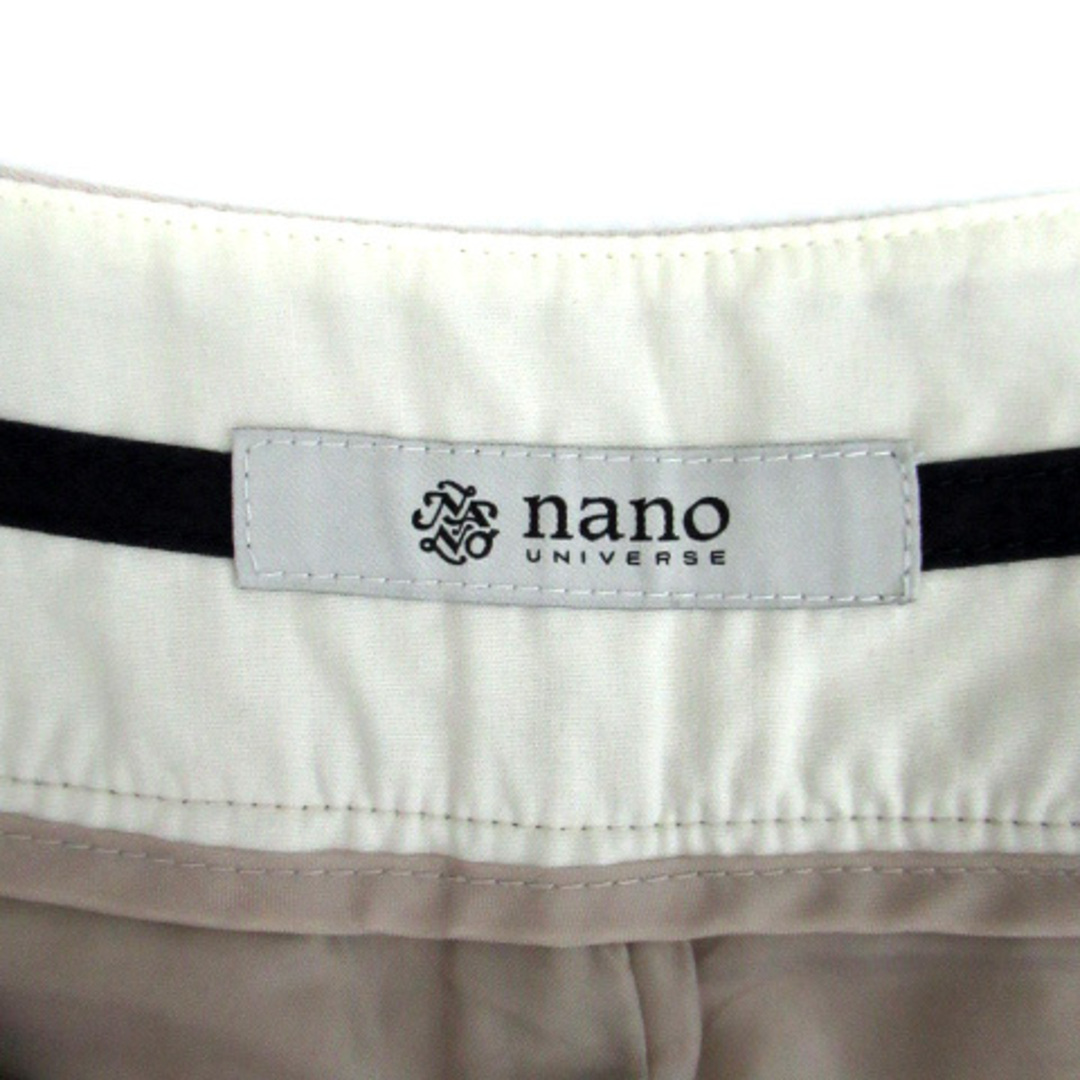 nano・universe(ナノユニバース)のナノユニバース nano universe ワイドパンツ ロング丈 ベージュ レディースのパンツ(その他)の商品写真