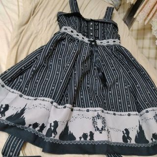 アクシーズファム(axes femme)の【レア・ほぼ新品】アクシーズファム＊美女と野獣＊ワンピースドレス＊ジャンスカ(ひざ丈ワンピース)