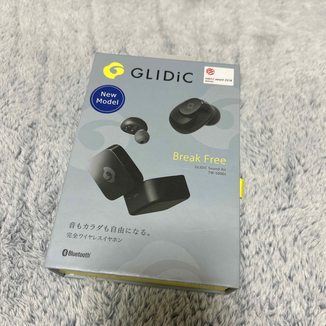 Softbank(ソフトバンク)のSB C＆S GLIDiC Sound Air TW-5000s/ブラック スマホ/家電/カメラのオーディオ機器(ヘッドフォン/イヤフォン)の商品写真