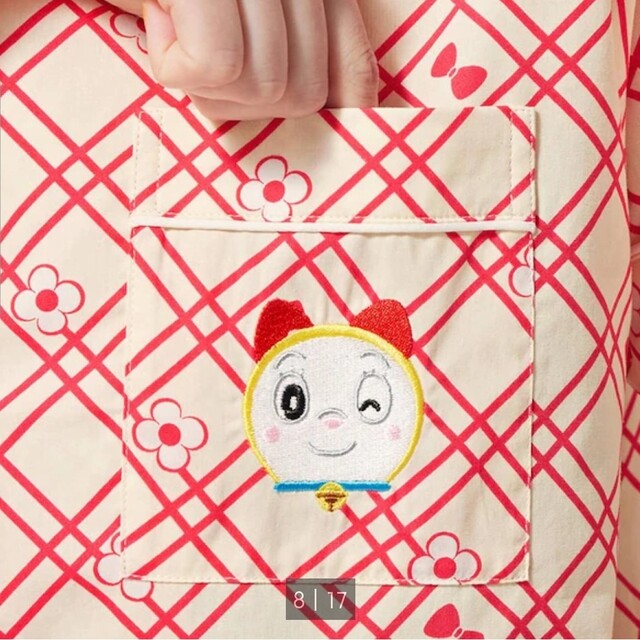 GU(ジーユー)の新品☆M/ドラえもんパジャマ(半袖&ロングパンツ)ドラミちゃん☆GU レディースのルームウェア/パジャマ(パジャマ)の商品写真