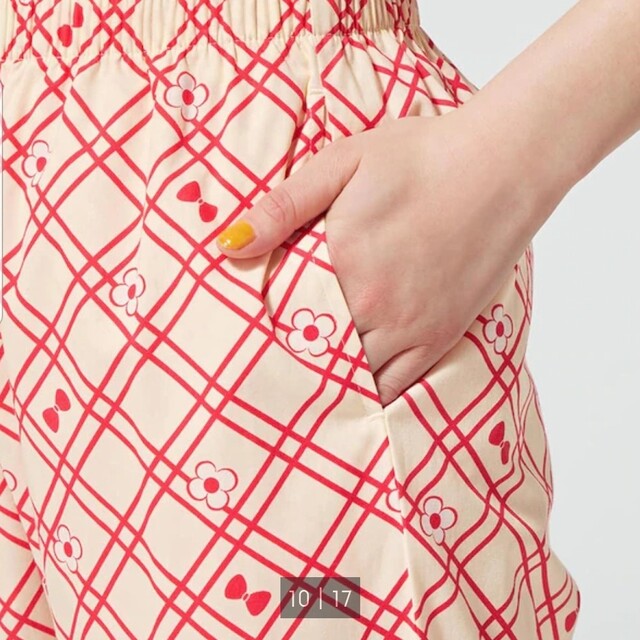 GU(ジーユー)の新品☆M/ドラえもんパジャマ(半袖&ロングパンツ)ドラミちゃん☆GU レディースのルームウェア/パジャマ(パジャマ)の商品写真
